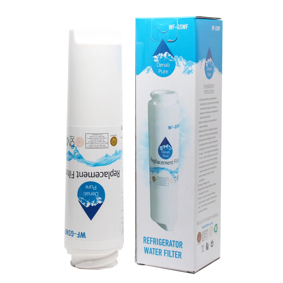 6-Pack Replacement Water Filter Cartridge F844