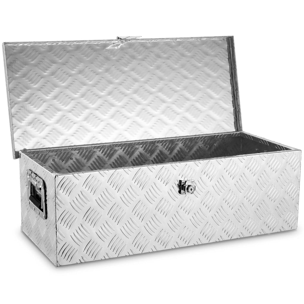 Aluminum Tongue Storage Tool Box D9623