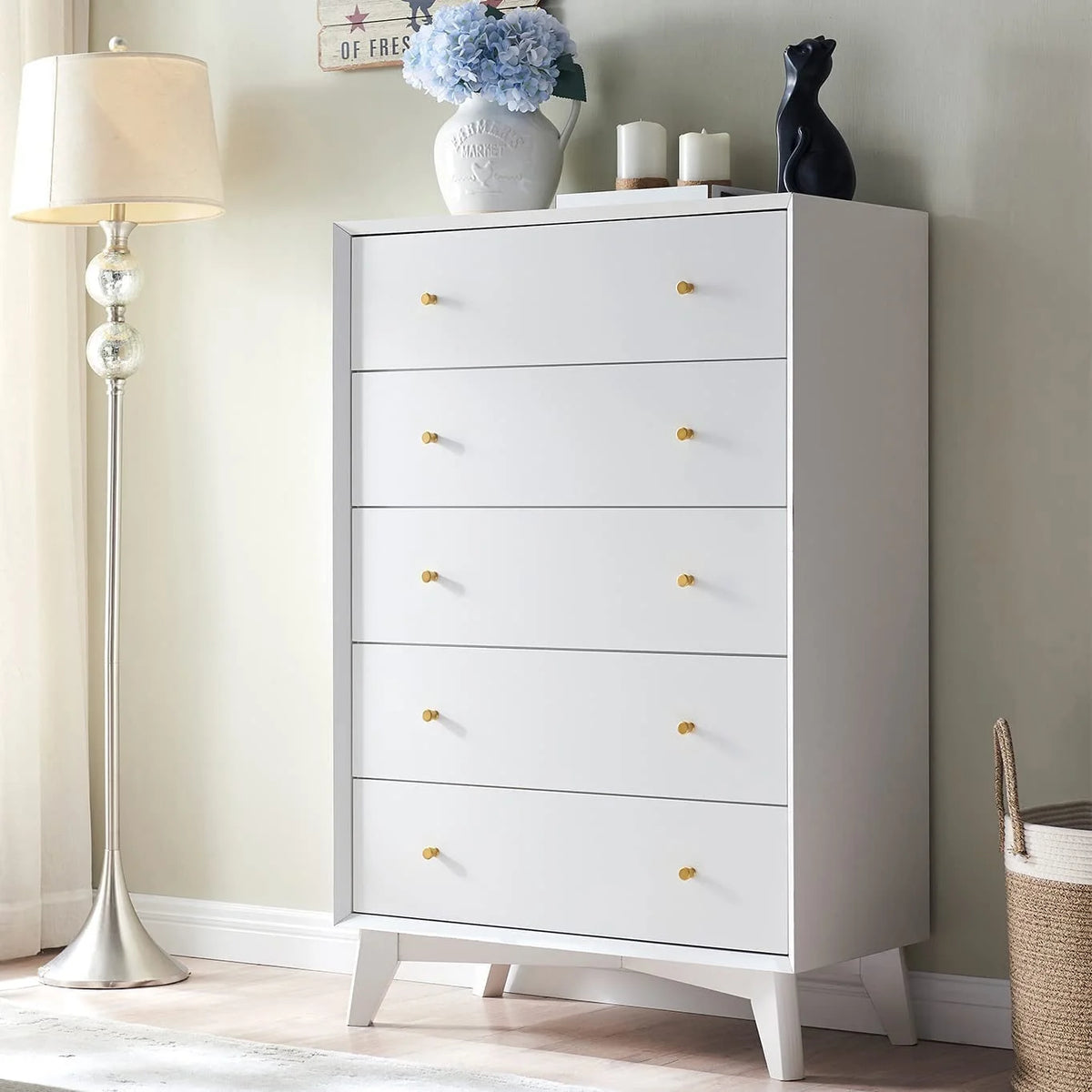 Mid Century Modern 6 Drawer Dresser D941881