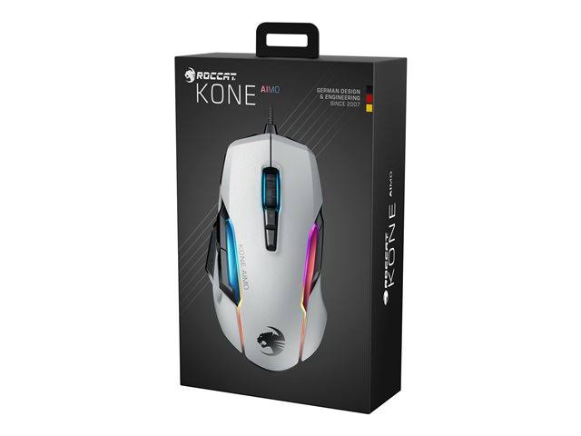 White Optical Wired USB Mouse Z8657