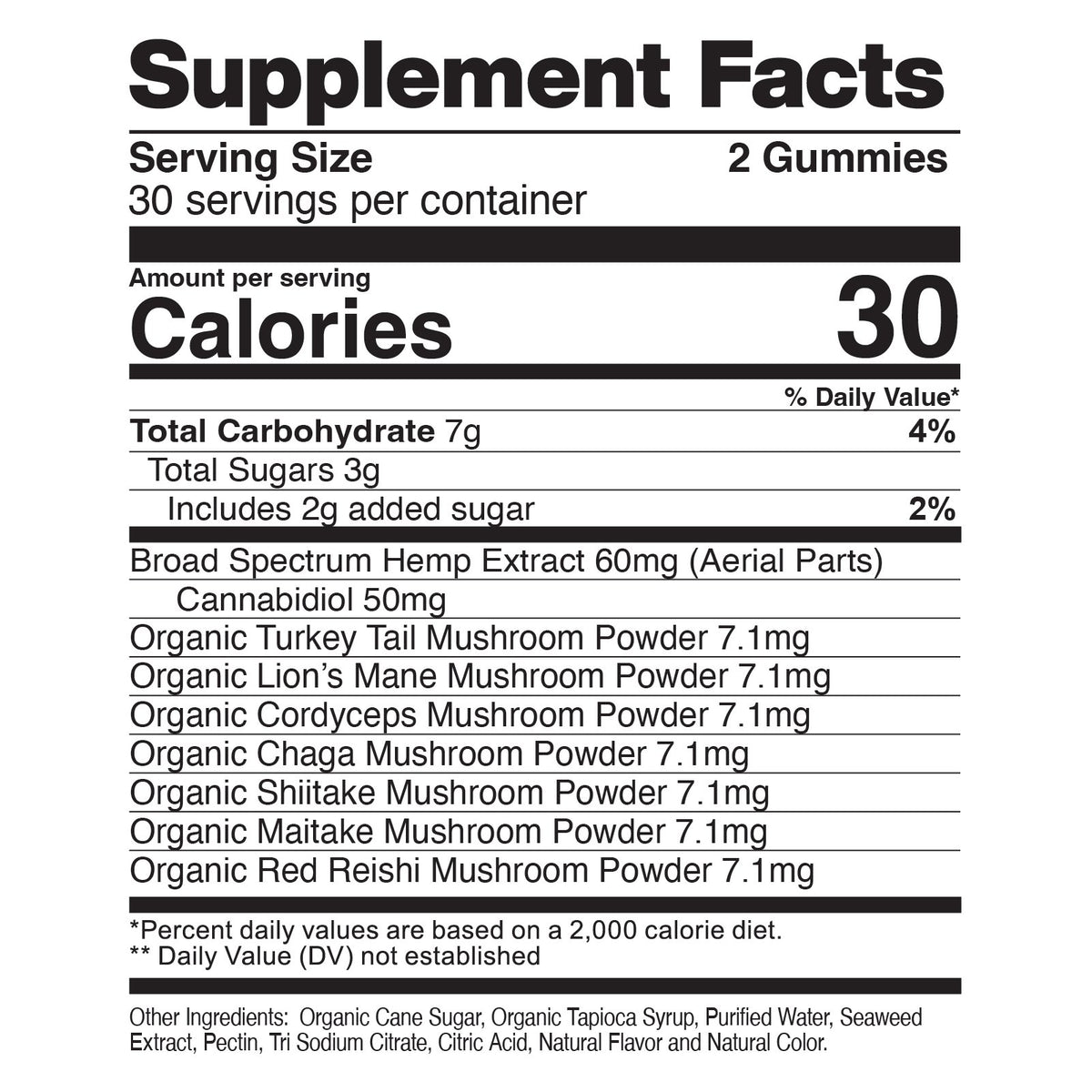 1500mg CBD Gummies With Mushrooms U648258
