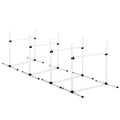 4 Piece Dog Agility Equipment with Adjustable Height Jump Bars X28107