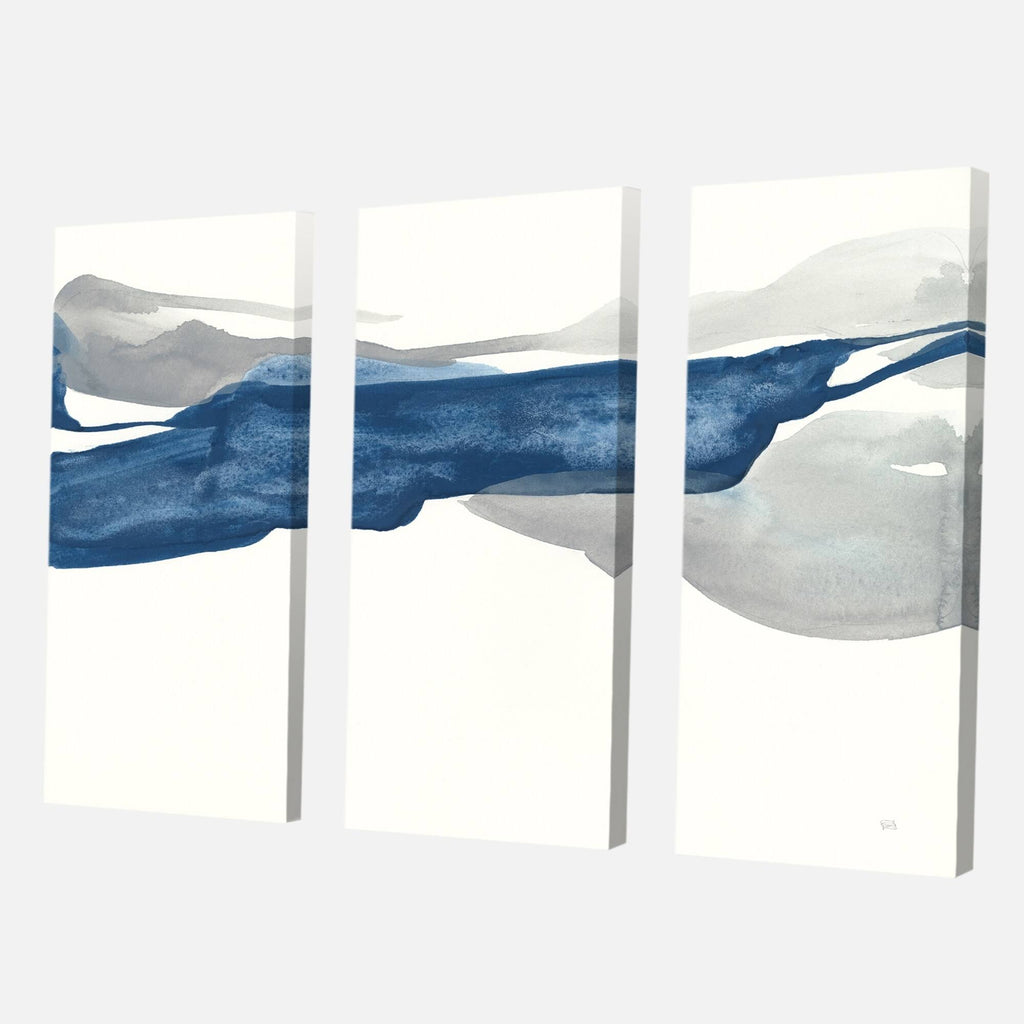 Modern Gallery-Wrapped Canvas - 60 in. Wide x 40 in. High - 3 Panels S190233