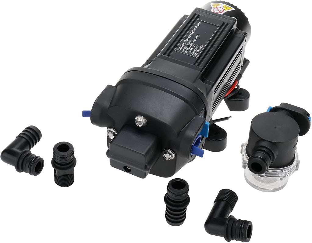Water Diaphragm Self Priming Pump 40PSI 4.5GPM 12V Automatic M200