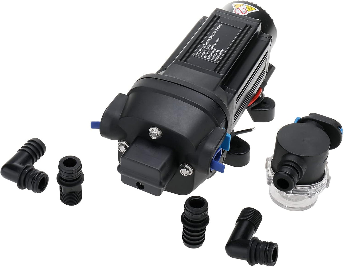 Water Diaphragm Self Priming Pump 40PSI 4.5GPM 12V Automatic M200