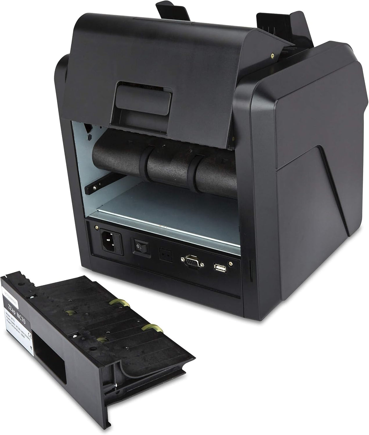 Mixed Denomination Bill Counter 2 Pocket Sorter Counterfeit Detector Y449055