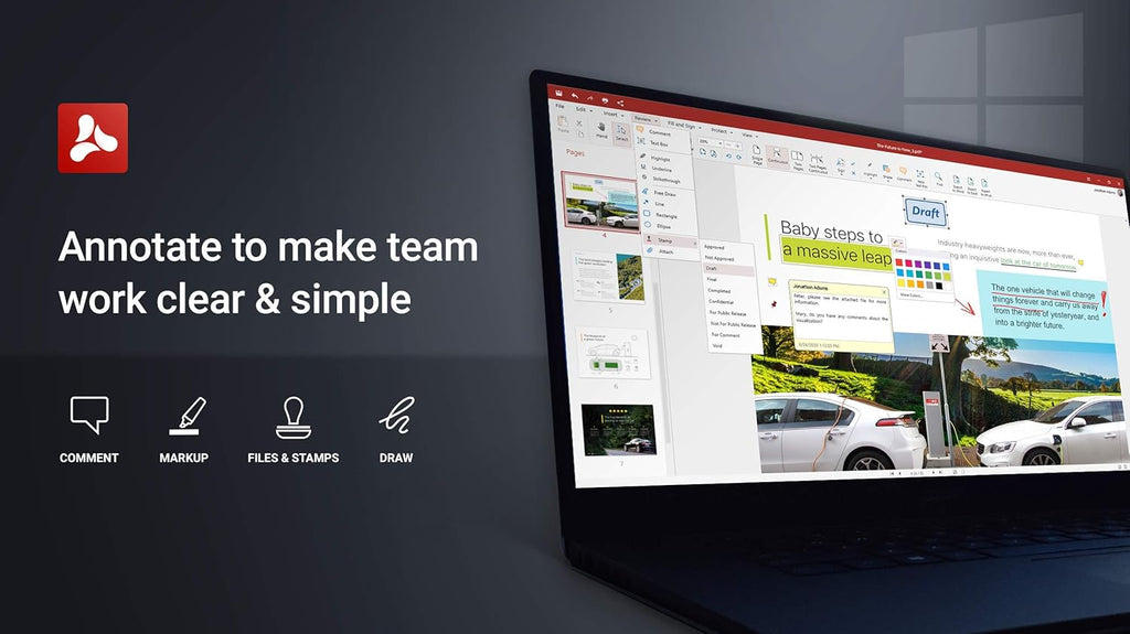 Professional PDF Editor - 1 PC/1 User /1 Year License Pack of 2 G13703
