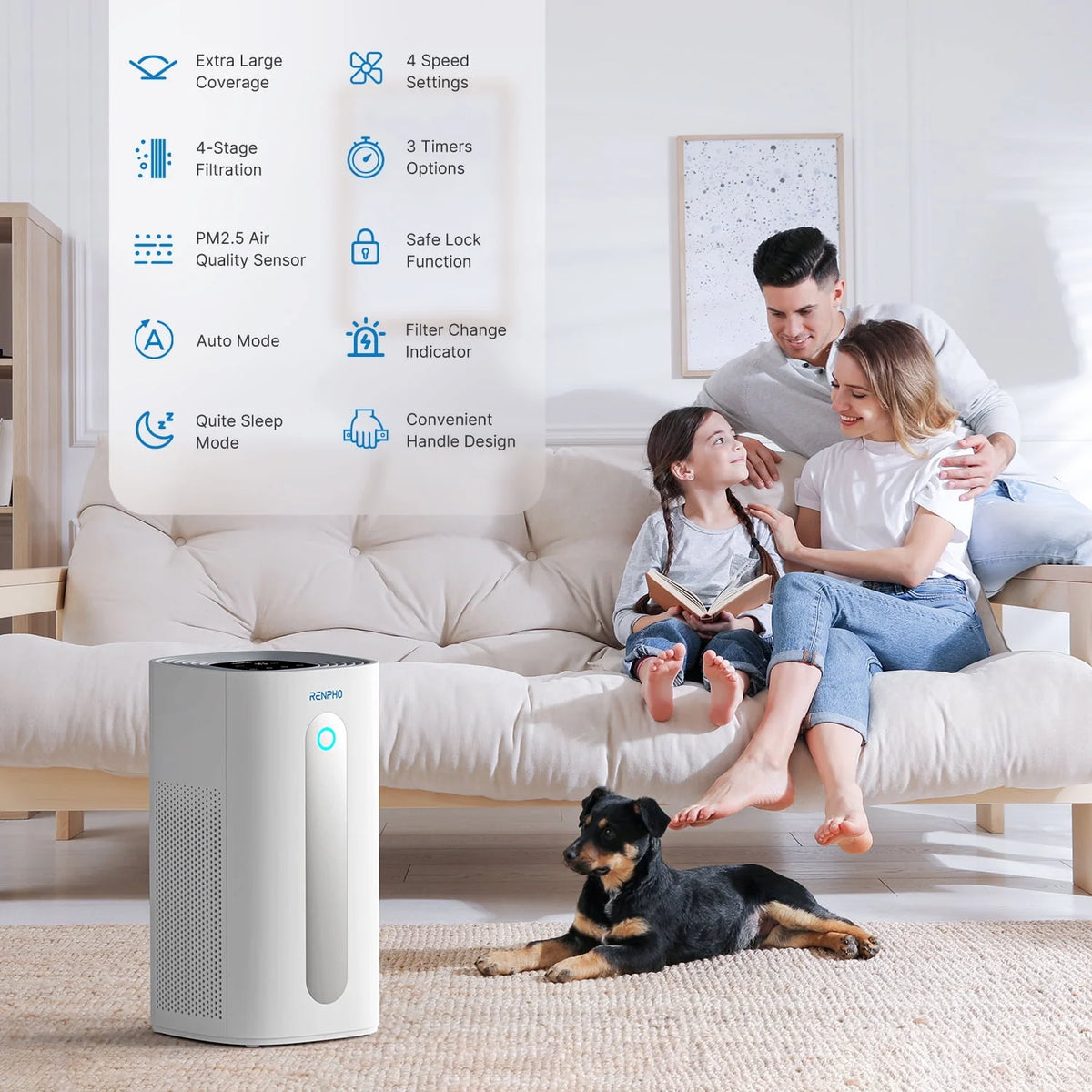 True HEPA Air Purifier White S343308