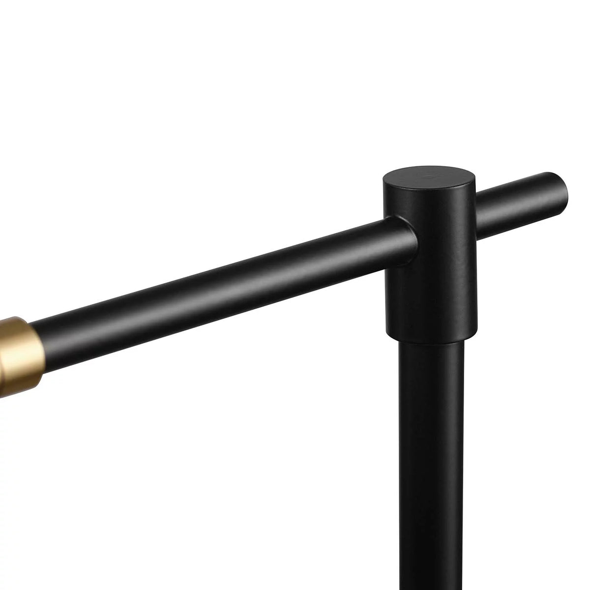 18" Matte Black Table Lamp Y607