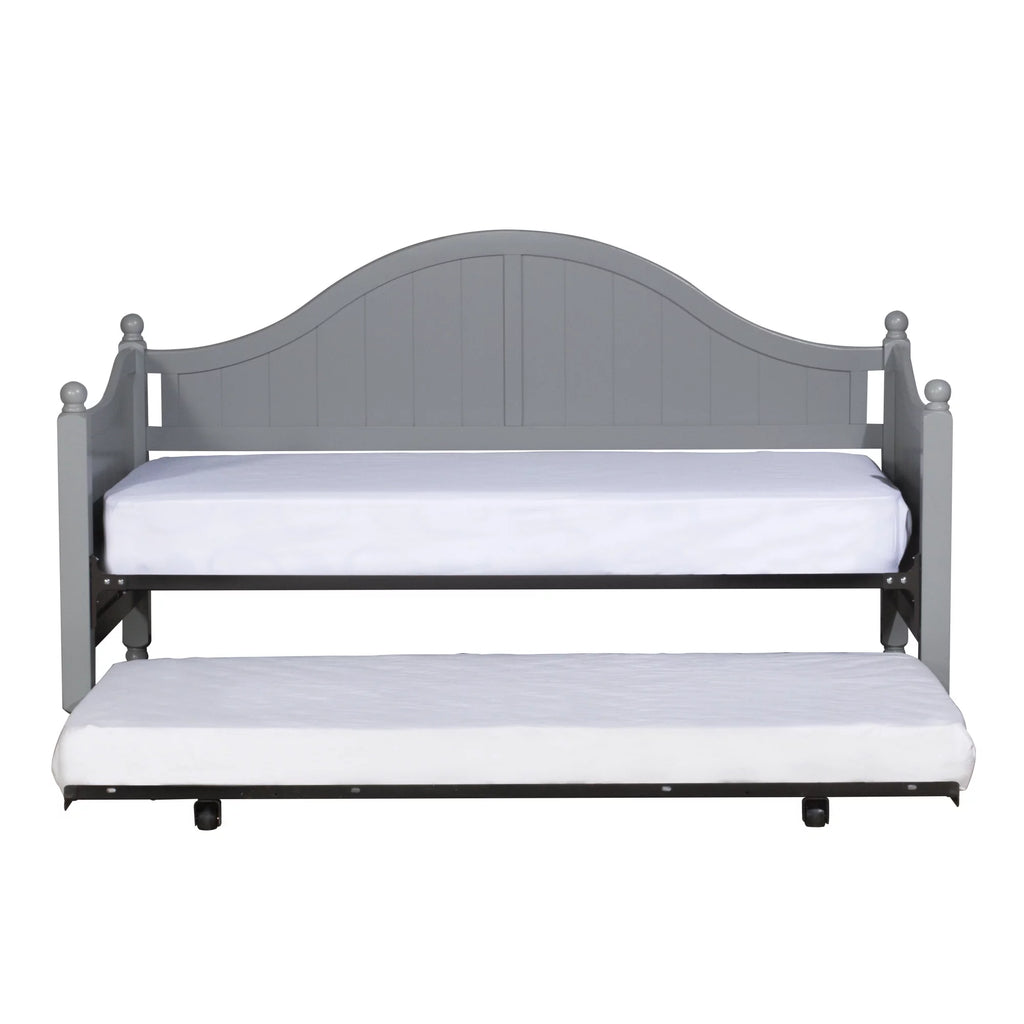Gray Wood Daybed with Trundle U421