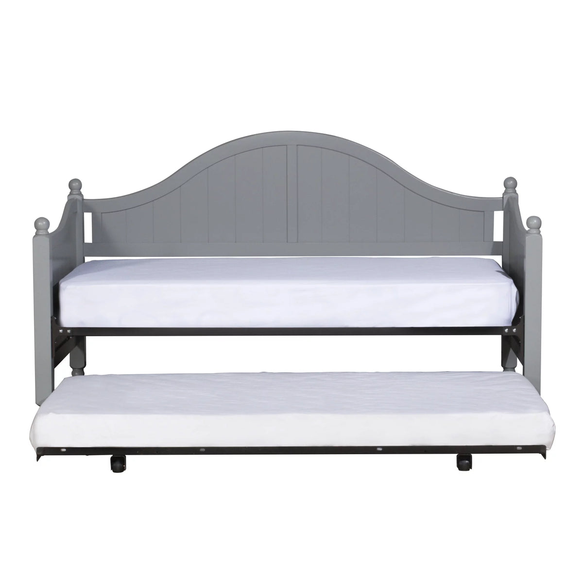Gray Wood Daybed with Trundle U421