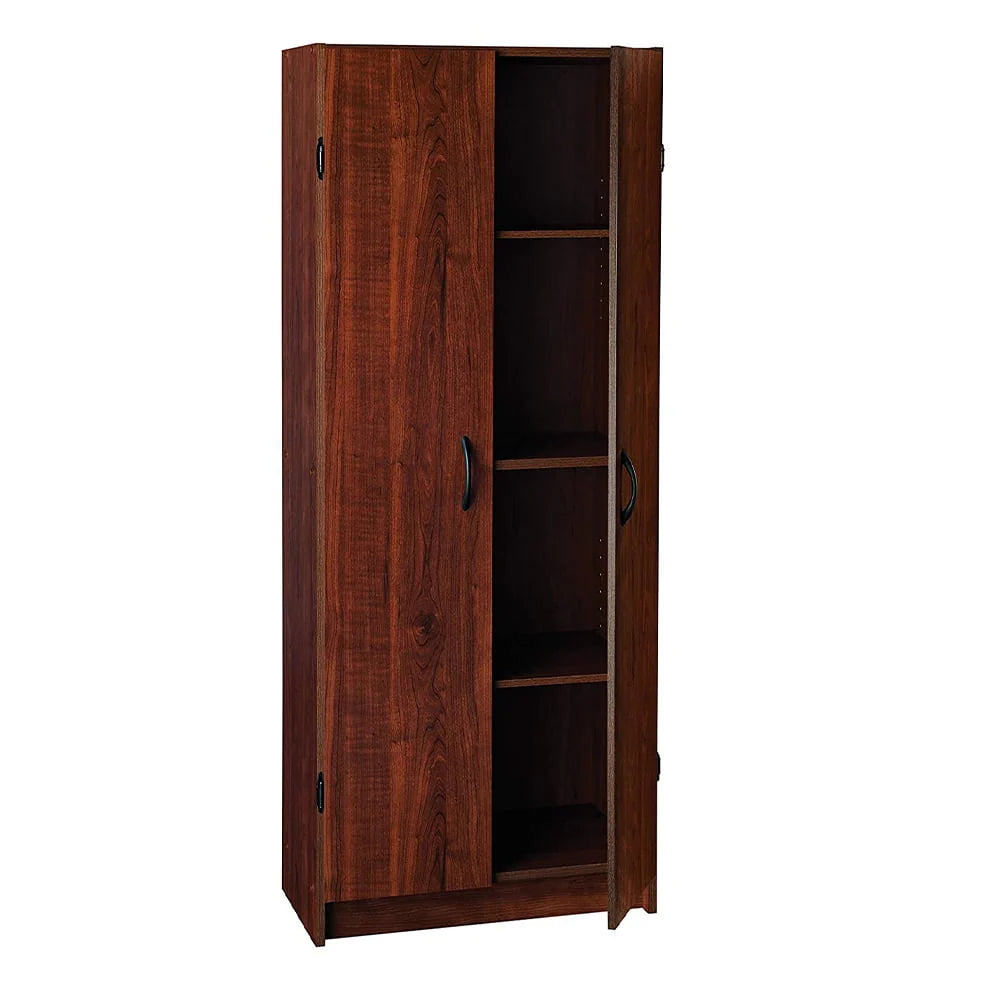 Adjustable 4 Shelf Pantry Cabinet, White S583793