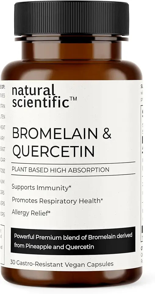 Organic Quercetin with Bromelain 30 Capsules P834254
