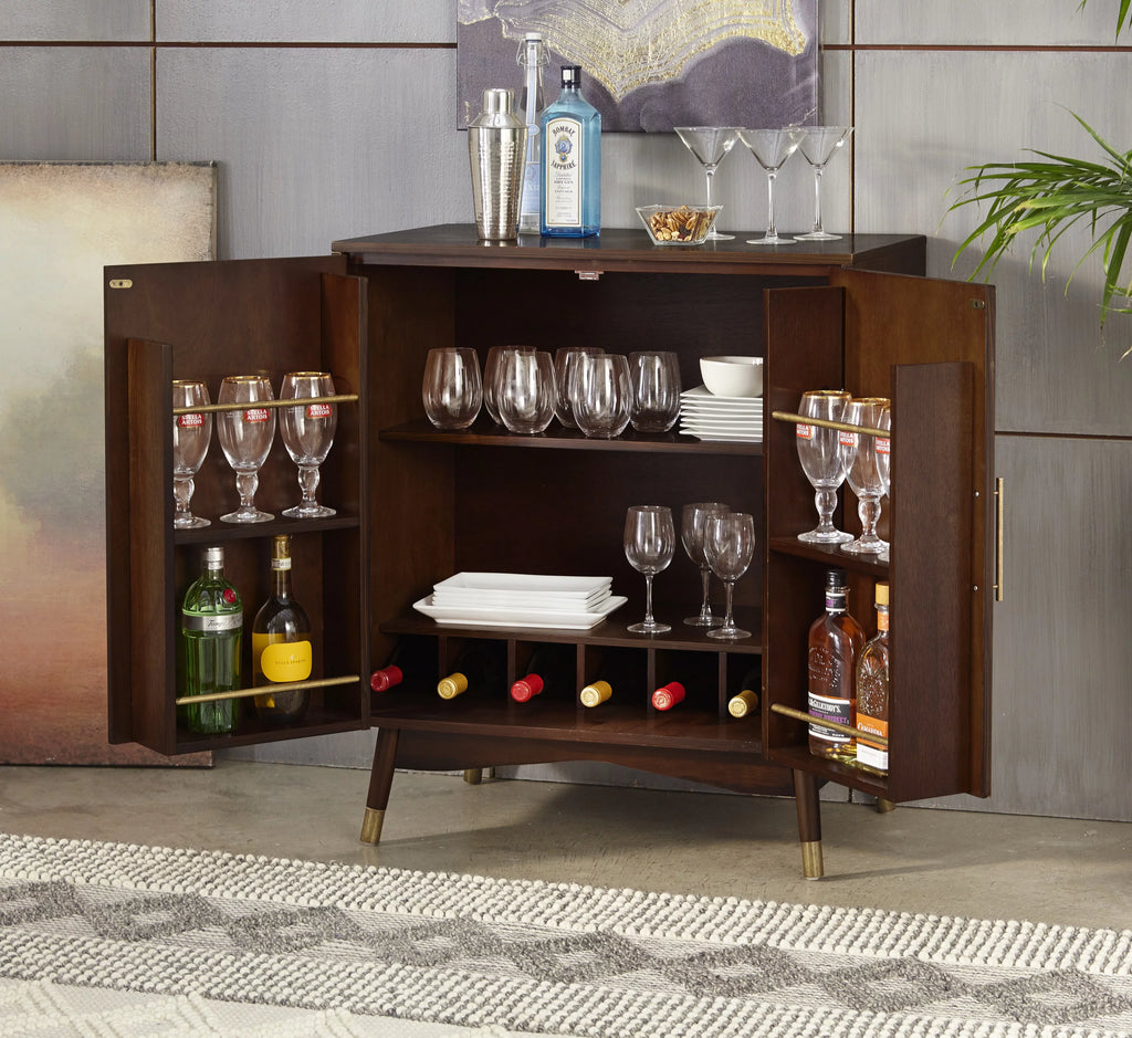 Walnut Bar Cabinet C4846