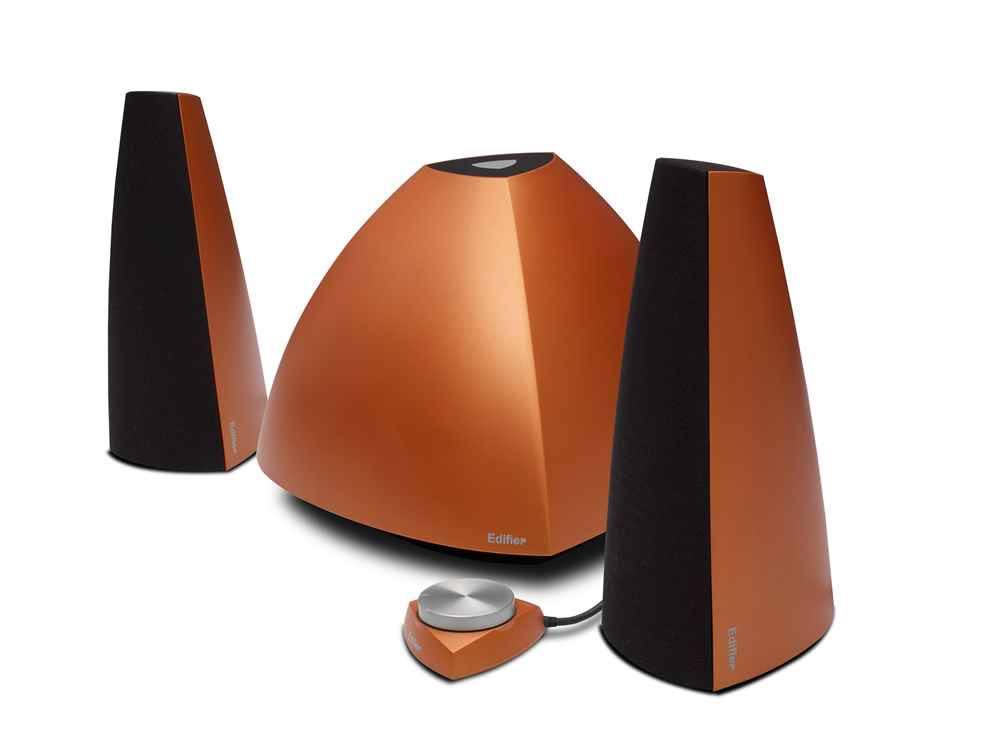 Burnt Gold 2.1 Channel Audio Speakers System X12567