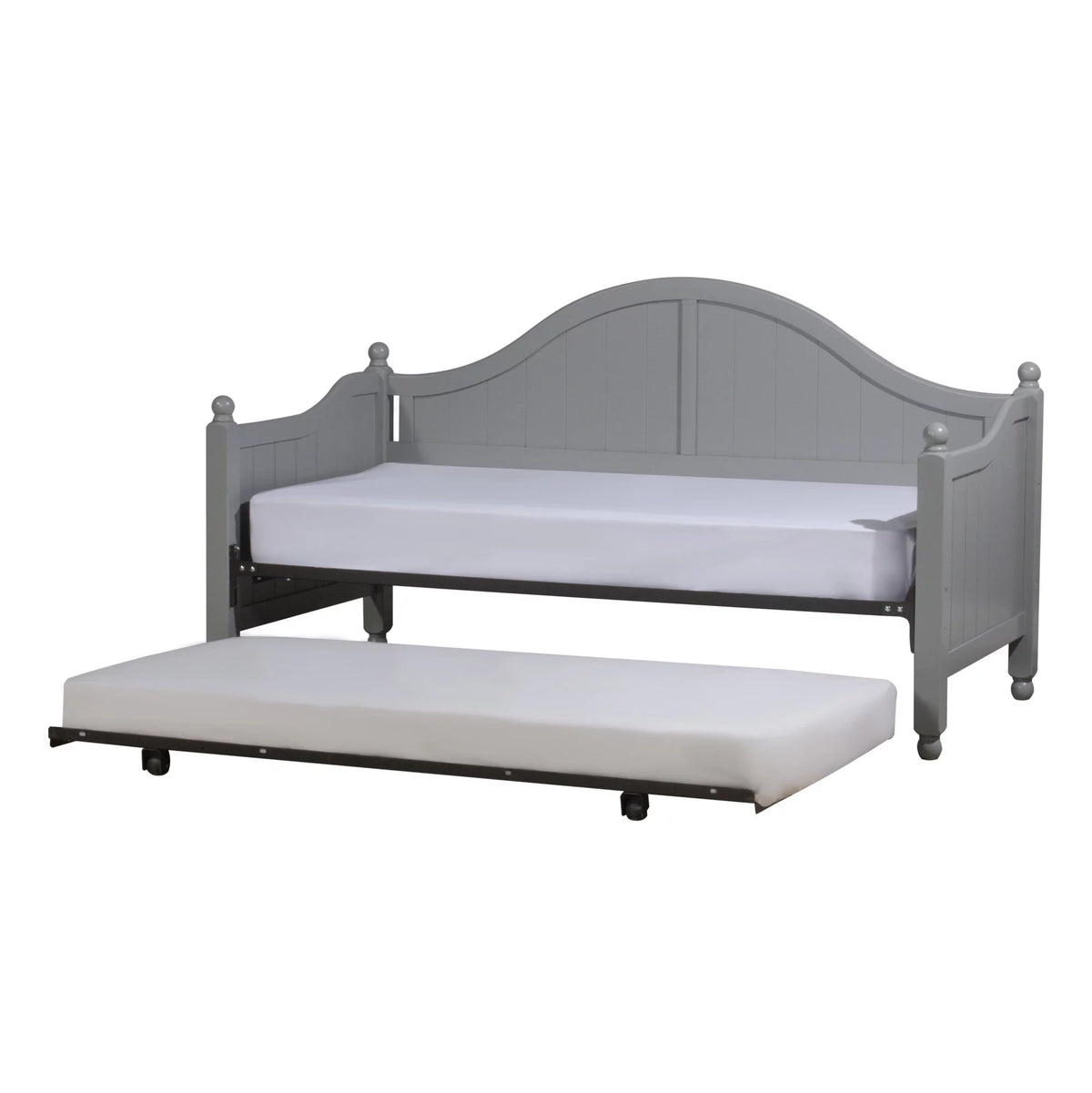 Gray Wood Daybed with Trundle U421