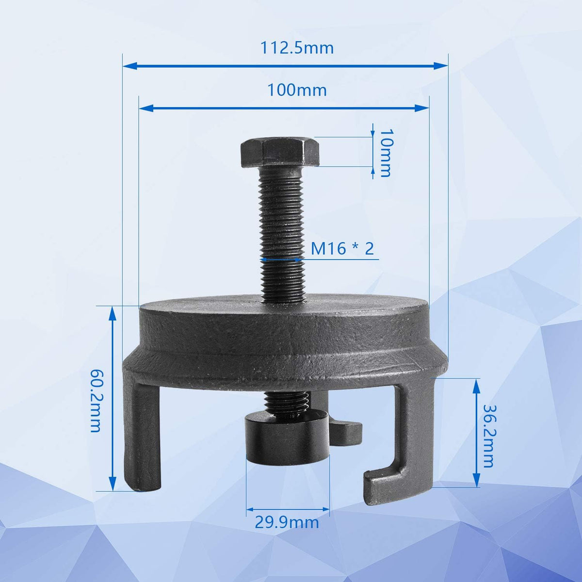 Harmonic Balancer Puller Crank Pulley Puller Pack of 2 H67639