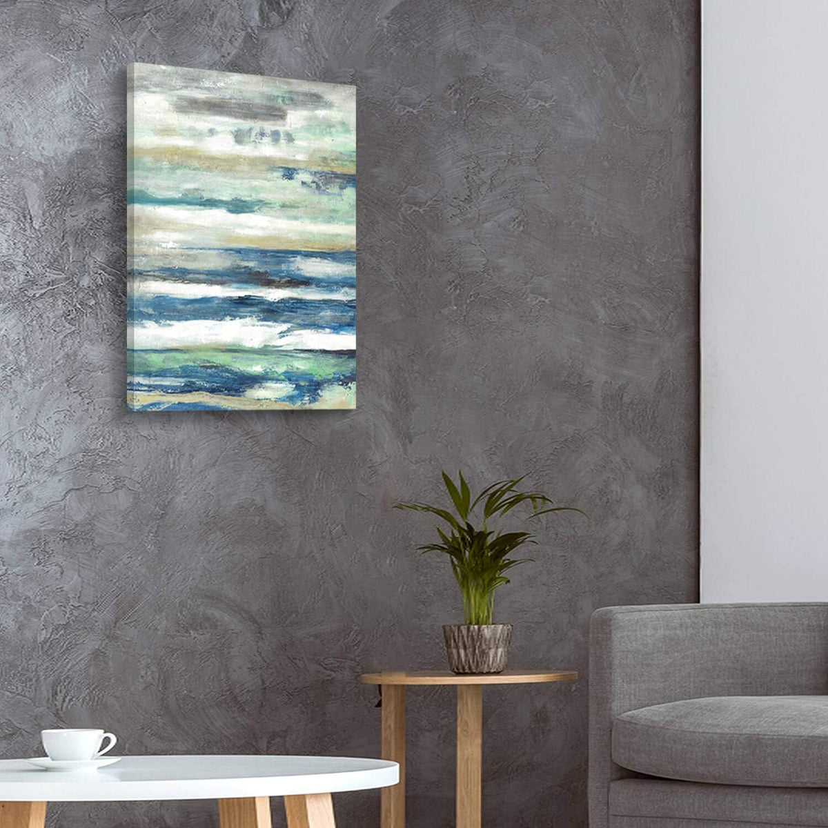 Modern Abstract Hand Painted Canvas Wall Art H88507