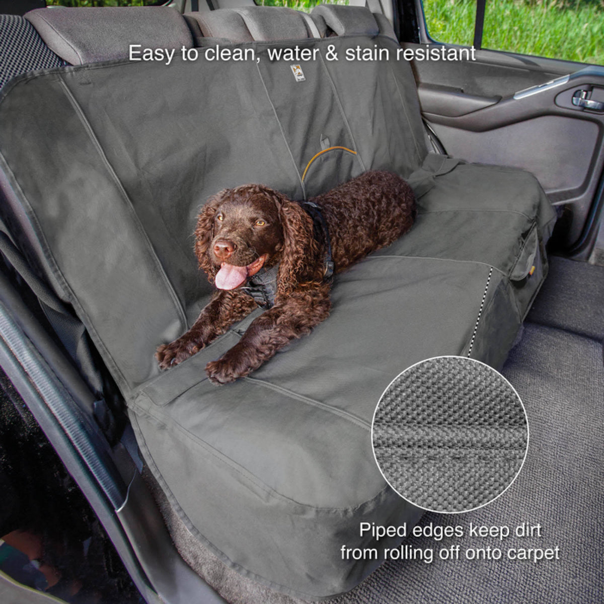Grey Waterproof Car Bench Seat Cover P7259