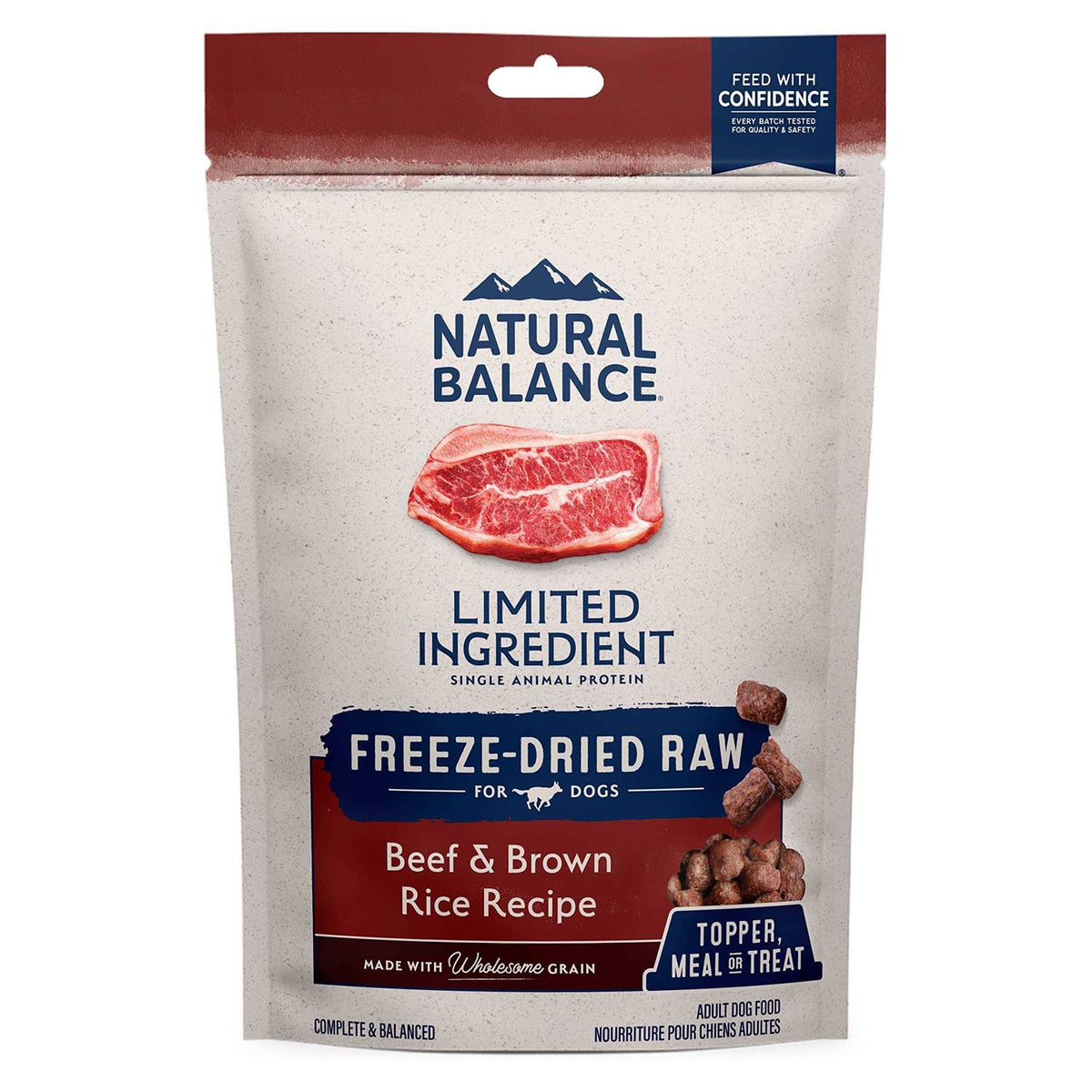 Limited Ingredient Beef & Brown Rice Freeze-Dried Dog Food J7182