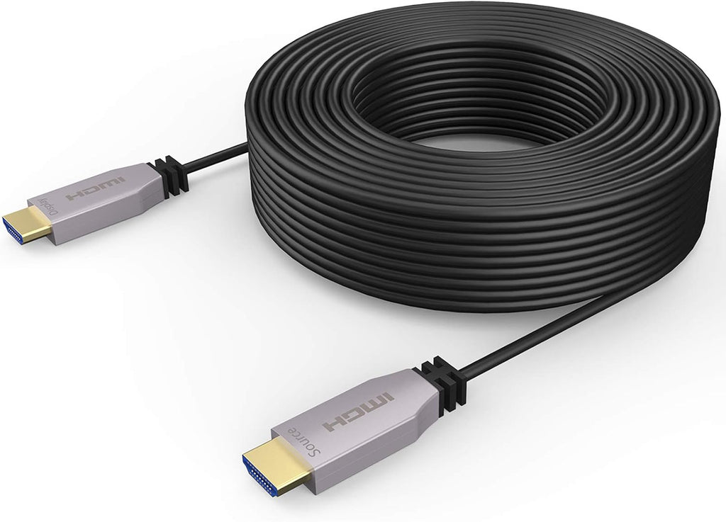 Fiber Optical HDMI 2.0b Cable 100ft 4K@60Hz Slim and Flexible Pack of 2 T43728