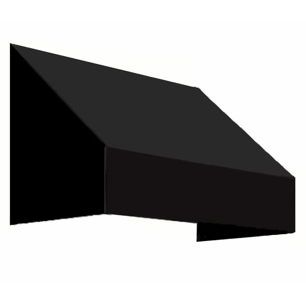 Black Window Entry Awning 24 in. H x 42 in. D I312008