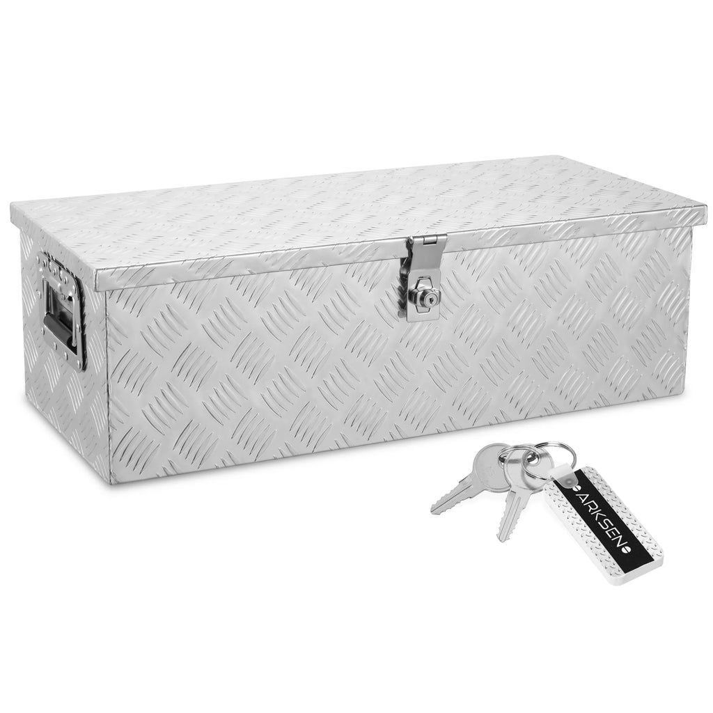 Aluminum Tongue Storage Tool Box D9623
