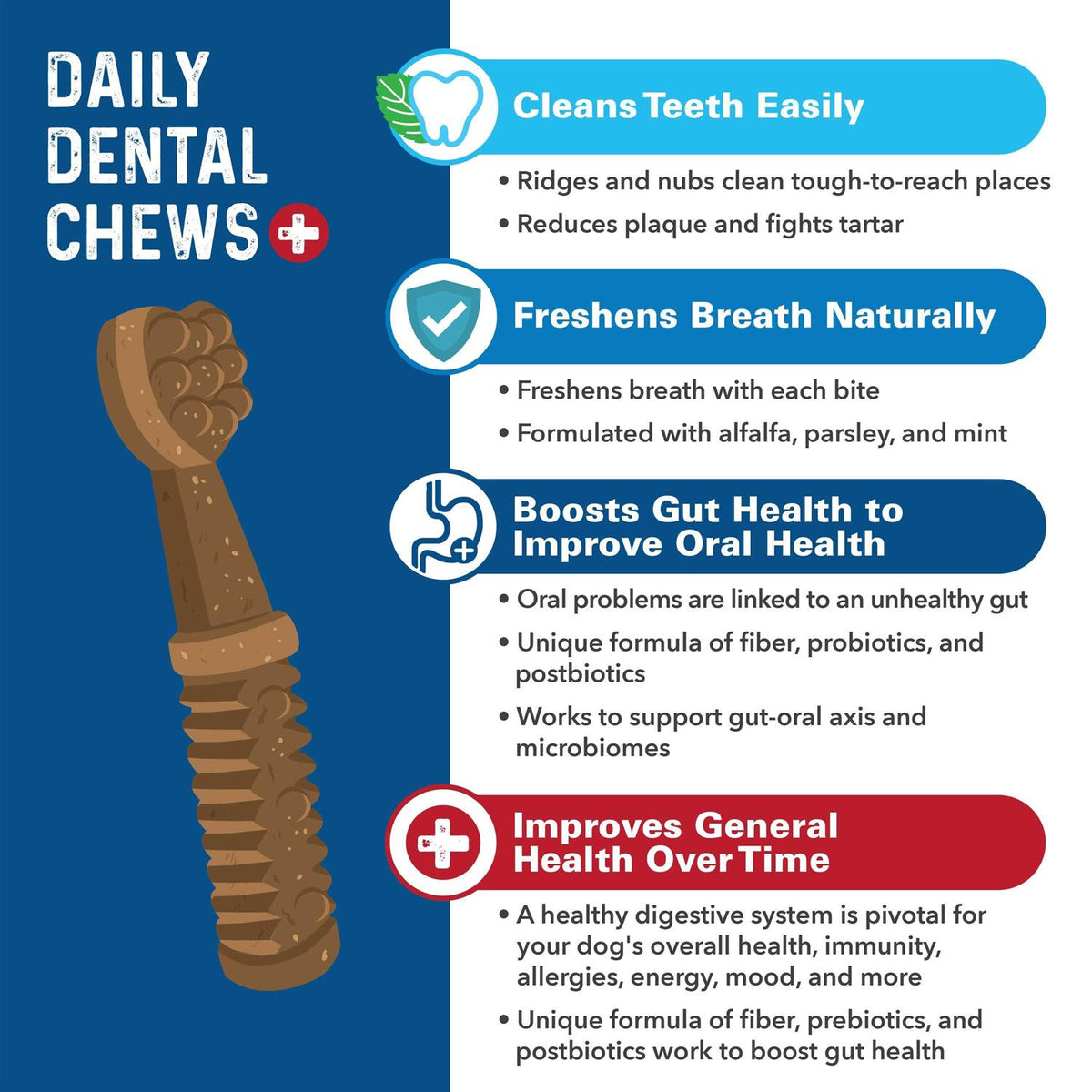 Daily Dental Chews Dogs A8098