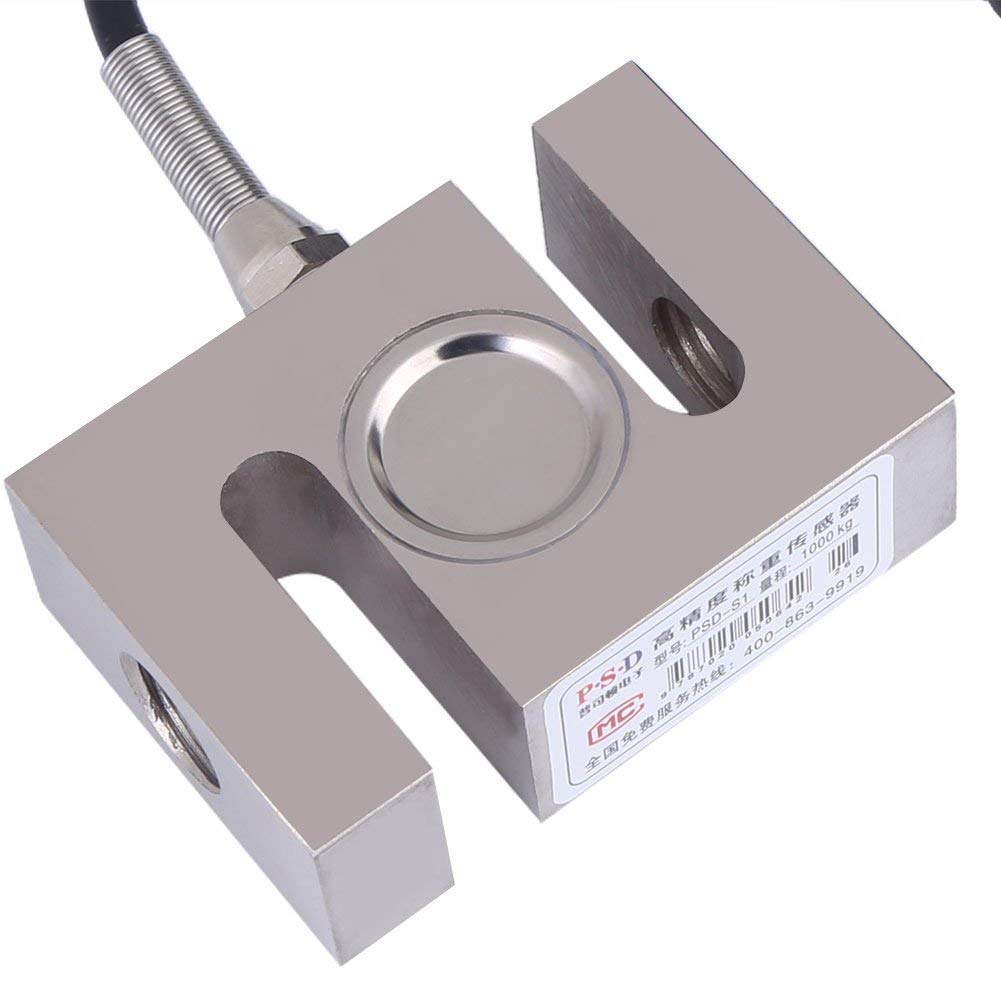 Metal Load Cell Scale Weighting Sensor 1000kg/2204lb, Weighing Controller Weight Indicator Pack of 2 V478