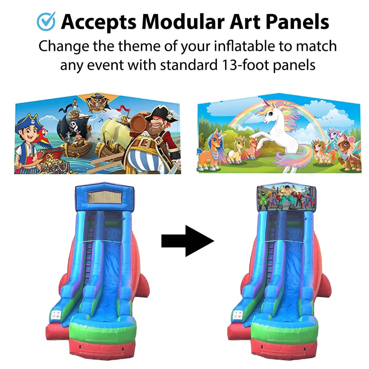 Inflatable Water Slide with Blower A68162