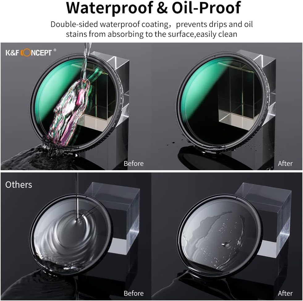52mm Variable ND3-ND1000 Neutral Density Lens Filter Z623295