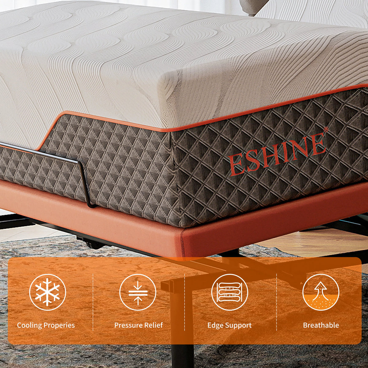 14 inch Memory Foam Hybrid Mattress Queen G2297