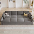 Pearl Grey Convertible Sleeper Sofa with Storage G71966