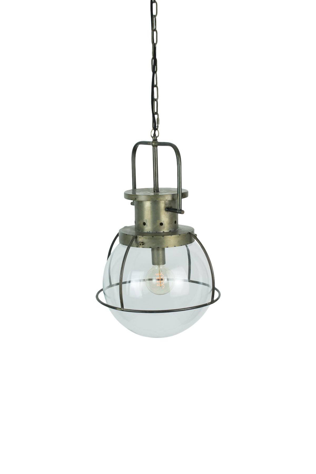 Glass Globe Pendant Light E621756